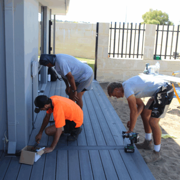 Carpenters Perth Trust for Indoor and Outdoor Living Renos 2 Carpenters Perth Trust Laying Decking