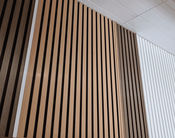 Castellation Cladding Panels In An Array Of Colours In Showroom Port Kennedy