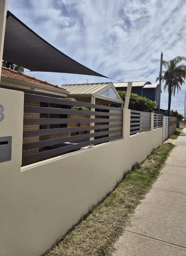 Suburban Horizontal Composite Fencing Hero Image