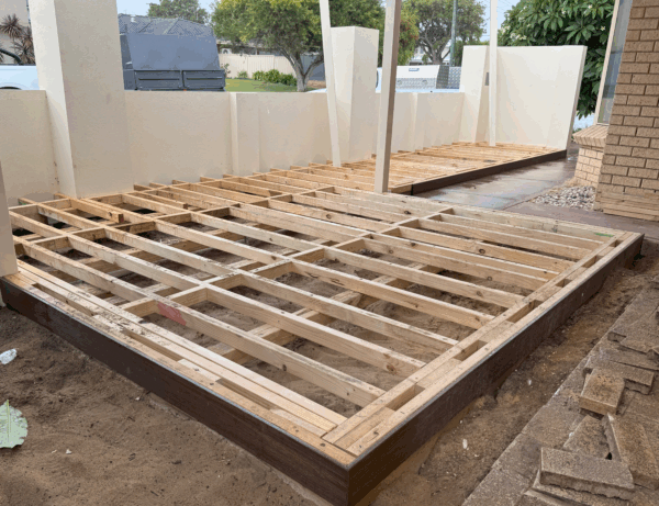 Treated Pine Decking Frame Hero Image