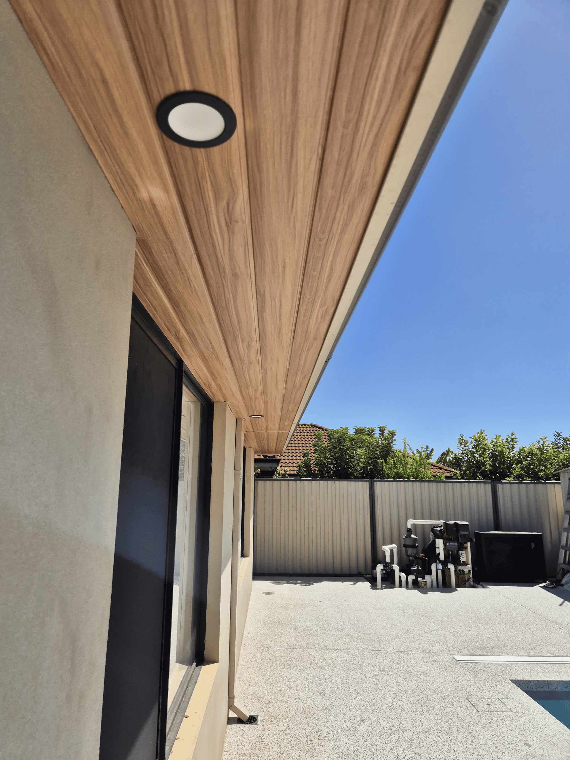 What Is Ceiling Lining From Permatimber Quickboard Doing As Framework For Lights