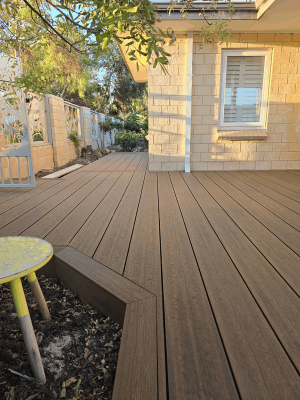 Garden Deck Made From Decking Supplies Perth