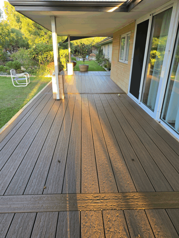 Why Use a Treated Pine Decking Frame under Composite Boards? 3 Long Deck Made Of Composite Boards